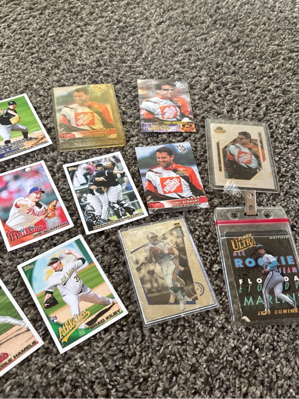 Assorted Sports Trading Cards - Multi Color